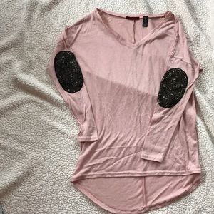 BKE red long sleeve top